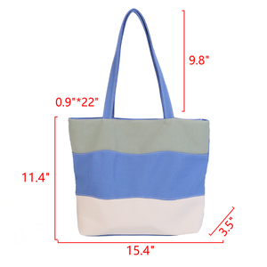 Bolsa de lona de algodón y poliéster reciclado ecológica personalizada de la fábrica Gahumi, bolsa de compras reutilizable de dibujos animados plegable OEM ODM - Product Image 1