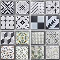 Carreaux de ciment antique 800*800mm, carreaux de céramique pour villa, hôtel, jardin, projet d'aménagement, carreaux de sol gris clair