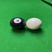 Top Sports 16 billes en résine 2-1/4\" taille réglementaire pour table de billard, billes de remplacement, jeu de billes de snooker et de billard