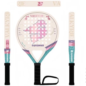 Raquette de padel en fibre de carbone de haute qualité 18K, raquette de padel professionnelle, surface rugueuse 3D, raquette de padel, service OEM/ODM - Product Image 1