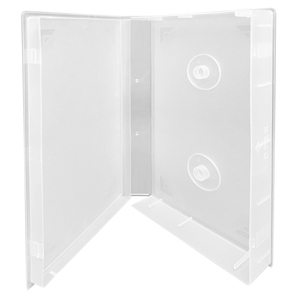 Boîtier de remplacement transparent pour <span class=keywords><strong>cassette</strong></span> vidéo VHS, boîte de rangement pour bibliothèque avec étui pour disque unique - Product Image 1