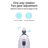 Ensemble de perceuse à ongles électrique rechargeable sans fil multifonction portable pour manucure et pédicure, utilisation professionnelle en plastique