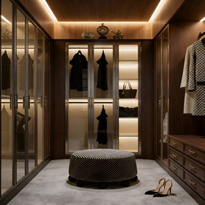 Armario de lujo de madera maciza para <span class=keywords><strong>vestidor</strong></span>, guardarropa <span class=keywords><strong>pequeño</strong></span> moderno para dormitorio y hogar - Product Image 3