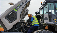 Chargeuse sur pneus grande taille ZWL75G de Chine, force de rupture maximale de 210 kN, godet optionnel de 3,5-7 m³ pour projets de manutention de matériaux en vrac sur sites miniers