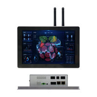 PC industriel tout-en-un avec écran tactile HMI, Raspberry Pi Broadcom BCM2712 Quad Core, étanche IP65, 2-16 Go de RAM