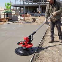 Machine à lisser le béton portative pour murs et sols, finition de haute précision, ponçage, nivellement et lissage pour travaux de plâtrage