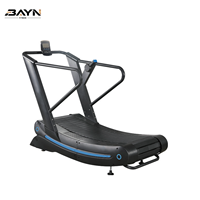 Tapis roulant incurvé sans alimentation électrique, à écran LED, robuste, commercial, pour CrossFit, BNGym, Hyrox