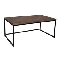 Mesa de té de Madera rústica, Centro de salón, mesas de Centro de madera y hierro, soporte de Tv y juego de mesa de Centro, muebles perfectos