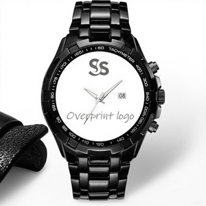 Lịch Đồng hồ đeo tay xu hướng thời trang Hỗ trợ tùy chỉnh * Tối thiểu một mảnh * Mặt số lớn nam dây đeo bằng thép đồng hồ thạch anh Nam - Product Image 6