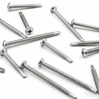 Yaente Factory 410 Stainless Steel M3.5/M4.2/M4.8 Zinc-plated Phillips Pan Head Self-drilling Self-tapping Screws
