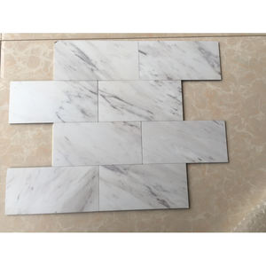 Mosaico de pared blanco <span class=keywords><strong>con</strong></span> diseño 3d contra salpicaduras de mármol, pegatina de mosaico de Pvc <span class=keywords><strong>para</strong></span> pared - Product Image 3