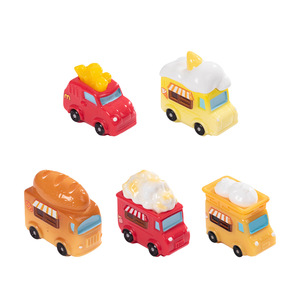 รถเข็นไอศกรีมจิ๋ว Dp งานฝีมือเรซิ่น สไตล์การ์ตูน ของตกแต่งบ้าน - Product Image 2