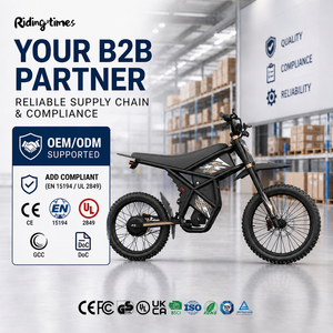 Motocicleta Eléctrica Todoterreno Ridingtimes GT73 PRO 30MPH, Batería de 60V, Doble Amortiguación, E-Bike Deportiva, Stock en UE, BR y EE. UU. - Product Image 2