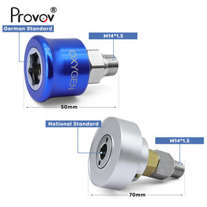 Konektor outlet <span class=keywords><strong>Gas</strong></span> standar Jerman kustom 2.5*25MPa Regulator tekanan oksigen medis untuk mesin anestesi - Product Image 6