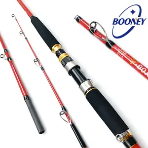 Booney tragbare 2 + 1 abschnitt boot jigging angelrute 21.mm- 2.7mm leistungsstarke trolling Catfishing stange in lager