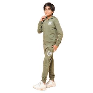 Venta al por mayor precio barato chándales niño conjuntos de ropa personalizada niños con capucha cremallera hasta Jogging chándal ropa de entrenamiento de Bangladesh - Product Image 6