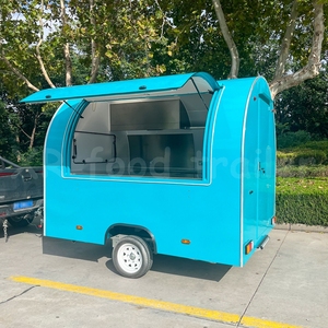 Remolques de Comida Móviles con Diseño Redondo y Atractivo, Camión Restaurante con Interior de Acero Inoxidable y Equipamiento Completo - Product Image 3