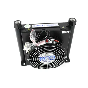 Trung Quốc mini công nghiệp làm mát không khí AJ1025T-CA làm mát Tấm nhôm thủy lực làm mát dầu với fan hâm mộ