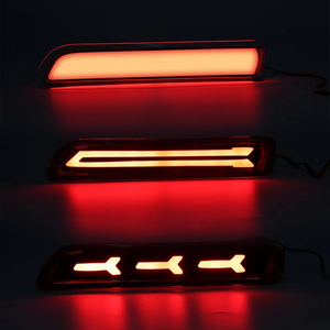 Luces Reflectoras LED para Parachoques Trasero para <span class=keywords><strong>Suzuki</strong></span> Ertiga S-Presso Ciaz Vitara Brezza S-cross, Luces de Advertencia de Freno DRL Modificadas para Automóvil - Product Image 5