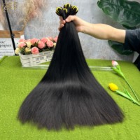 Cheveux humains indiens bouclés non traités de qualité 12A, cuticules alignées, naturels, d'un seul donneur, vierges, lisses Yaki, extensions de cheveux humains