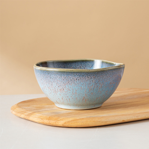 Sản Phẩm Mới Phong Cách Bắc Âu Đám Cưới Nhà Hàng Sử Dụng Phản Ứng Men Cup Bát Tấm Bộ Đồ Ăn Gốm Bộ - Product Image 4