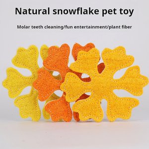 Jouets à mâcher écologiques naturels pour animaux de compagnie en gros, bâtonnets en forme de flocon de neige pour la décoration de salles d'entraînement - Product Image 2