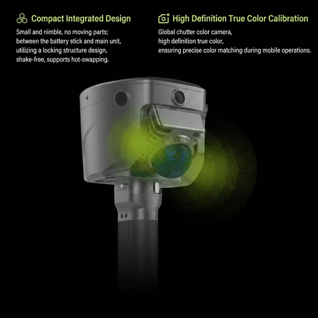 Hi-Target V6 Surveying Instrument SLAM RTK GNSS Handheld 3D Point Cloud Mapping Device Multi-system Satellite Navigation