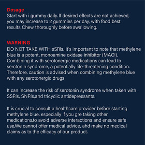 Gomitas de azul de metileno con sabor personalizado OEM, suplemento sanitario, proveedor a granel de China con etiqueta privada para adultos - Product Image 6