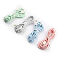 Nouveau câble de données USB C tressé 2M 60W 2025, type C vers C, câble de charge super rapide 3A pour téléphone 15