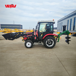 Tracteur à moteur diesel Pan-sea 504 avec godet quatre-en-un et <span class=keywords><strong>tarière</strong></span> pour creuser des trous - Très pratique et économique - Product Image 1