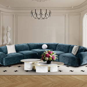 आधुनिक मॉड्यूलर लक्जरी सोफे कपड़े सोफे एकांत सोफे लिविंग रूम सोफा लिविंग रूम सोफा - Product Image 2