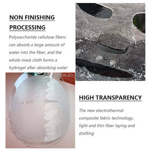 17.8g Lembar Masker Wajah Serat Selulosa Ultra-tipis Bahan Baku Kertas Masker Wajah Kering Kelas Medis - Product Image 4