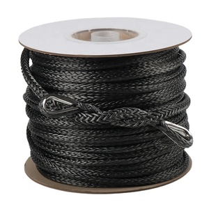 <span class=keywords><strong>Corde</strong></span> de <span class=keywords><strong>treuil</strong></span> synthétique tressée en fibre <span class=keywords><strong>Dyneema</strong></span>/UHMWPE de 10mm 12mm pour 12V ATV UTV tirant le remorquage - Product Image 3