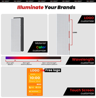 Panneau de thérapie LED infrarouge corporel complet RLPRO2000 de haute qualité, personnalisé ODM/OEM, avec support, application gratuite et logo personnalisable