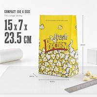 Sacs d'emballage pour pop-corn 1 oz, pochettes en papier personnalisées imprimées en gros pour machines distributrices de concession de cinéma