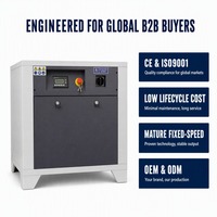 Compresseur d'air électrique fixe à vitesse constante, mini, 11 kW 15 CV, vente directe usine, service OEM ODM