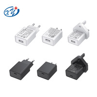 Chargeur USB 5v 1a 5V2A avec adaptateur de chargeur de type c de prise US /EU/SAA/UK/CN pour téléphones portables tablettes écouteurs vêtements intelligents