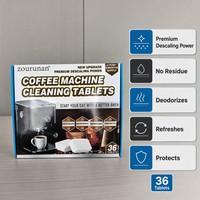 Tablettes de nettoyage pour machine à café ZouRunAn, 36 unités, détartrage, désodorisation, rafraîchissement, protection, meilleure infusion, vente en gros