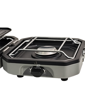 Horno de Gas para Exteriores de Dos Quemadores, Estufa de Camping Plegable, Cocina Portátil para Exteriores con Bolsa de Transporte, Fácil de Transportar - Product Image 4