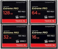 Carte mémoire Compact Flash CF Extreme PRO 160 Mo/s 1067X en plastique noir 32 Go 64 Go 128 Go 256 Go