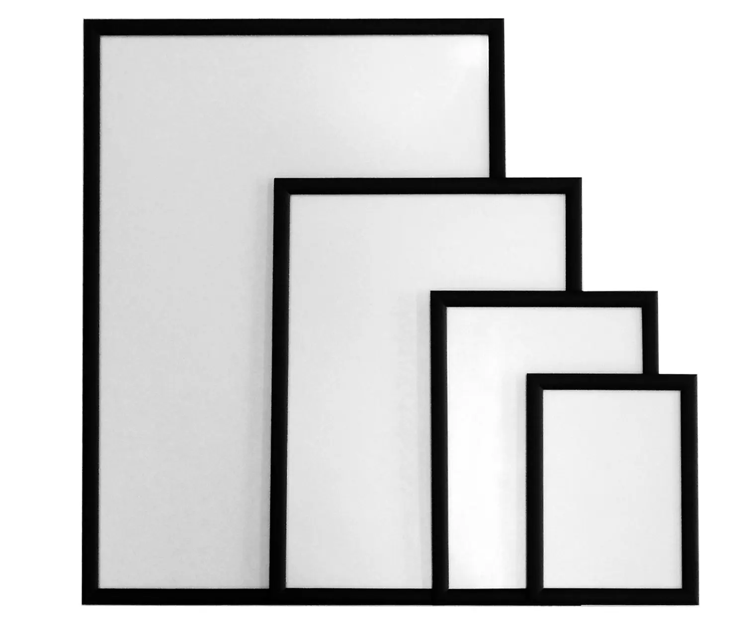 Различные размеры A0/A1/A2/A3/A4/A5/B1/B2 защелкивающаяся рамка настенная фоторамка черная