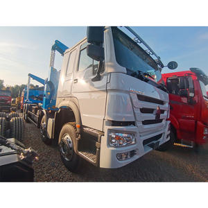 משאית מנוף צדדי 400 כוחות סוס, יורו 2, איכות גבוהה, סינוטרק הו, 37 טון, להובלת מכולות מיכל 20 רגל, טעינה צידית, עומס גבוה - Product Image 6