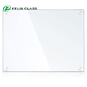 Tabla de cortar de vidrio transparente de tamaño personalizado tabla de cortar de vidrio templado Impresión de prensa de calor en blanco de sublimación multifunción - Product Image 6