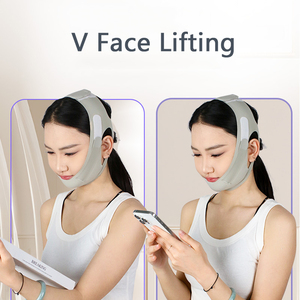 Bandeau Amincissant Double Menton Réutilisable Masque <span class=keywords><strong>Visage</strong></span> en <span class=keywords><strong>V</strong></span> Ceinture de Lifting et de Nuit pour <span class=keywords><strong>Visage</strong></span> en <span class=keywords><strong>V</strong></span> - Product Image 2