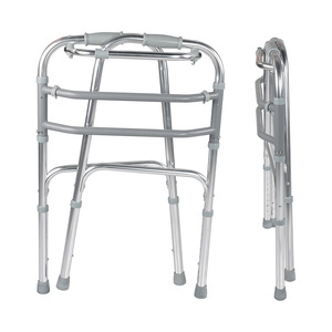 Guoyao <b>Walker</b> Dual Beam Interactive Aluminum Alloy Height Adjustable Folding For <b>Elderly</b> Mobility Aid Bathing Toilet Support - Product Image 3