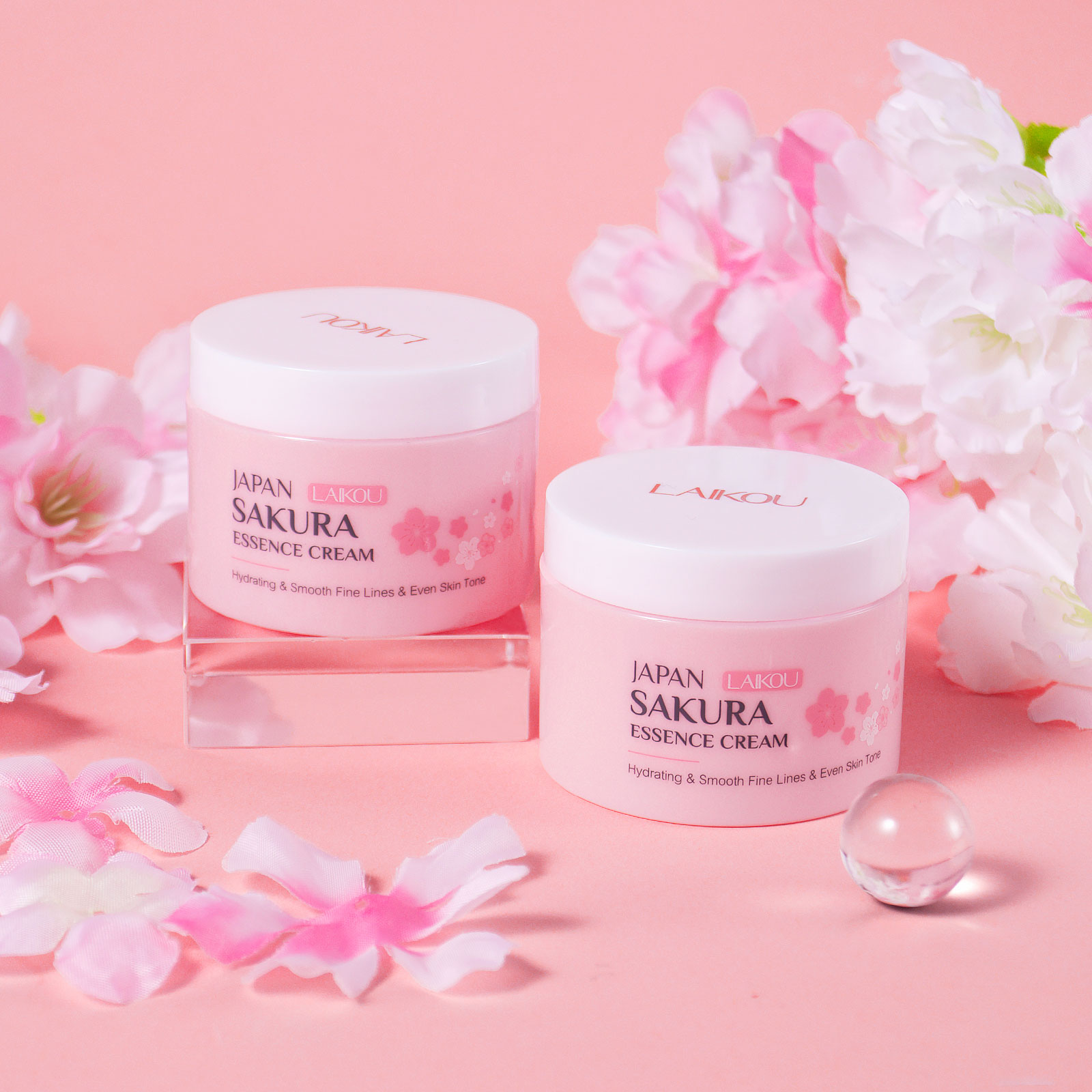 Vente chaude OBM JAPAN SAKURA Hydratant Éclaircissant Hydratant Meilleure Crème Pour Le Visage Pour La Peau Claire