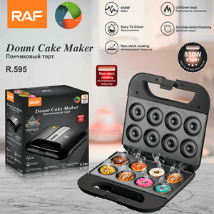 Máquina para Hacer Mini <span class=keywords><strong>Donuts</strong></span> RAF New Cupcake de 8 Agujeros, Máquina para Hacer Pasteles, Cake Pops, Waffles y <span class=keywords><strong>Donuts</strong></span> para el Desayuno - Product Image 2