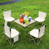 Logo personnalisé Tables de pique-nique Chaise et table d'extérieur Mobilier Table de camping pliante avec chaises