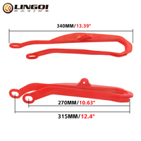 LING QI Chaîne de moto Bras oscillant Guide de chaîne Rouleau coulissant pour Kayo T2 T4 T6 250 250cc Dirt Pit Bike Motocross Moto Bike