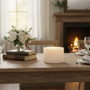 NF Lauren 15x30 Pillar <b>Candle</b> Private Label Custom Color & Scent Handmade Soy Wax Home Decor <b>Bulk</b> Wedding Decorative <b>Candle</b> - Product Image 3